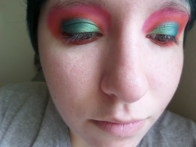 Illustration for article titled Quetzal Inspired Makeup Tutorial!